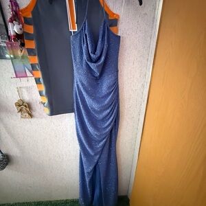 Elegant Blue Evening Gown